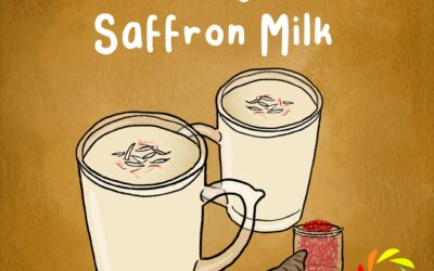 Recipe: Warm Saffron & Ginger Milk