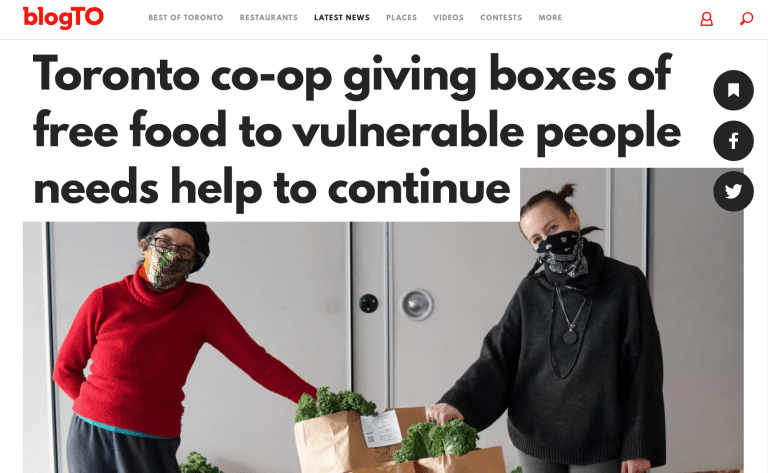 BlogTO Article – Jan 12, 2021